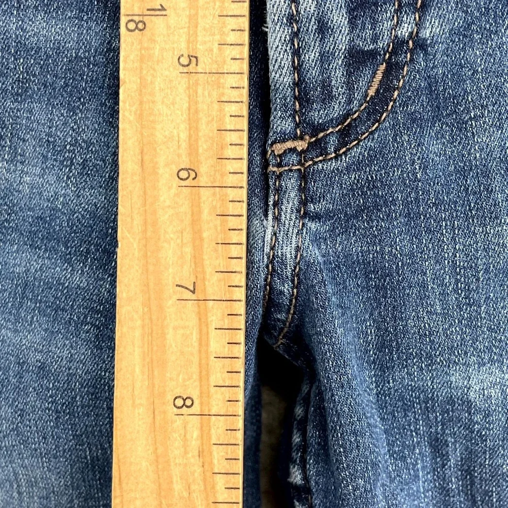 Silver Jeans Suki Slim Bootcut Womens 29x30 Blue Whisker Denim Skate Streetwear